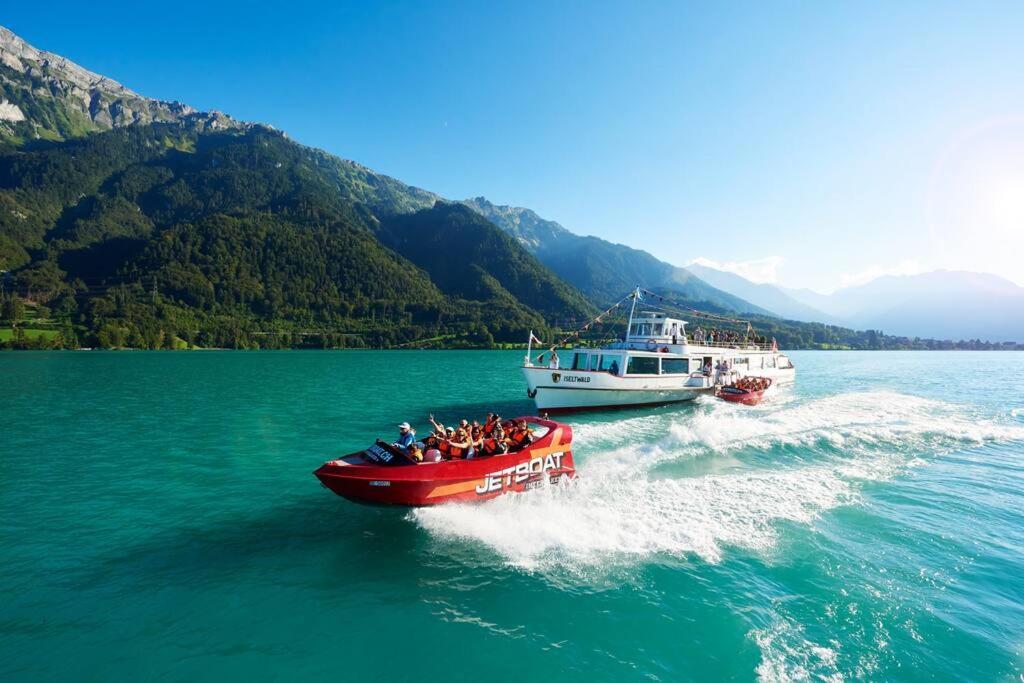 Chalet Mignon - Your Vacation Oasis At Lake Brienz Bönigen Dış mekan fotoğraf
