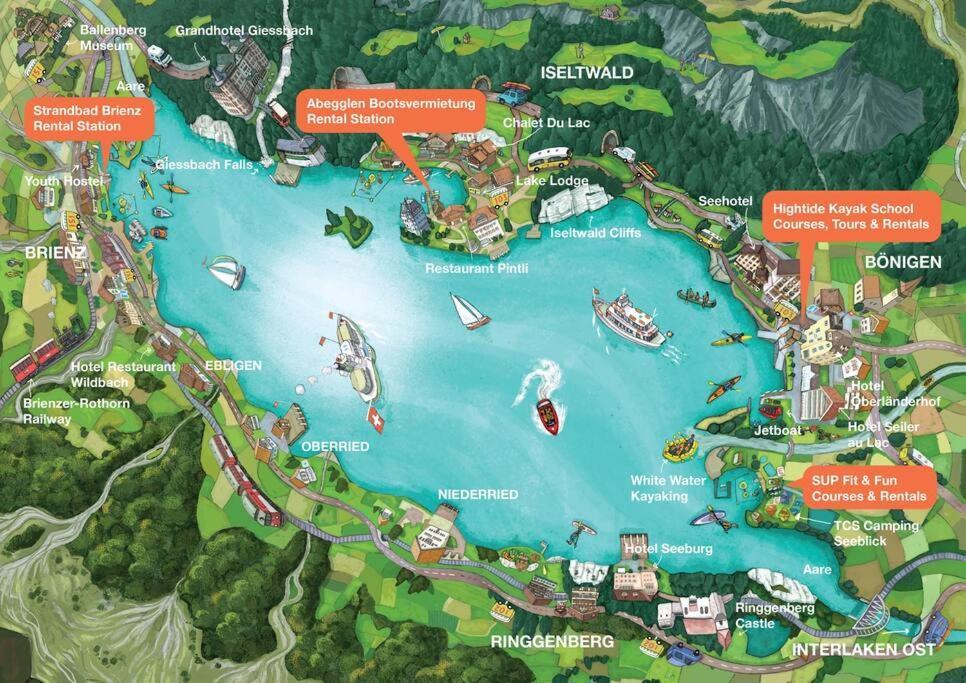 Chalet Mignon - Your Vacation Oasis At Lake Brienz Bönigen Dış mekan fotoğraf